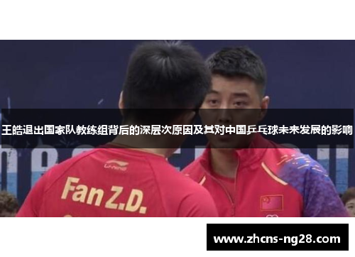 王皓退出国家队教练组背后的深层次原因及其对中国乒乓球未来发展的影响