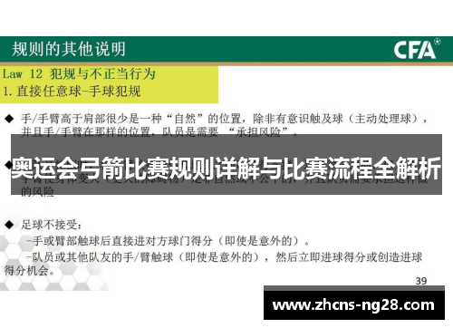 奥运会弓箭比赛规则详解与比赛流程全解析 奥运会弓箭比赛规则详解与比赛流程全解析